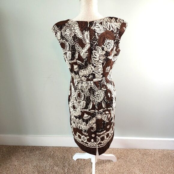 ADRIENNE VITTADINI WOMEN'S SLEEVELESS SHEATH DRESS SIZE 8 - Picture 3 of 5